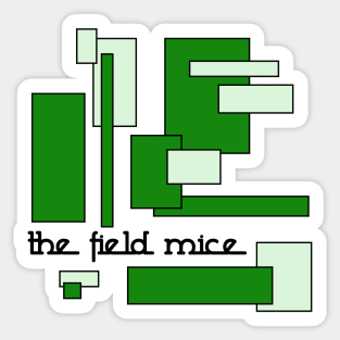 The Field Mice - Retro Indie Rock FanArt Sticker